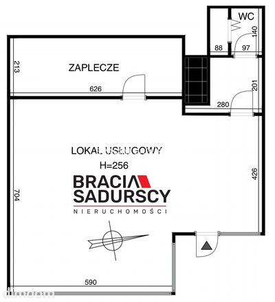 Lokal 135m2 front parter Kurdwanów - 4