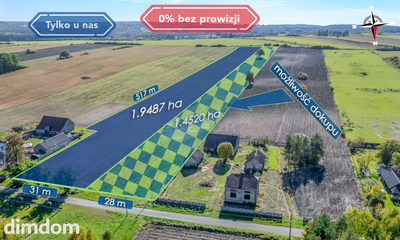 Duża działka Pabianice gm. Janów