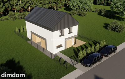 3pok.65m2 dwupoziomowe/nowoczesna bryła budynku - 3