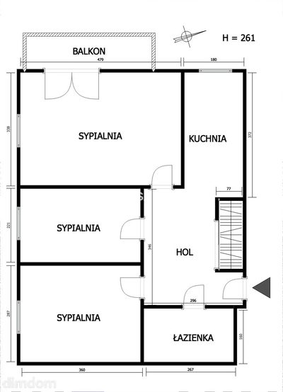 3 pokoje + balkon, 56 m² – idealne na start! - 3