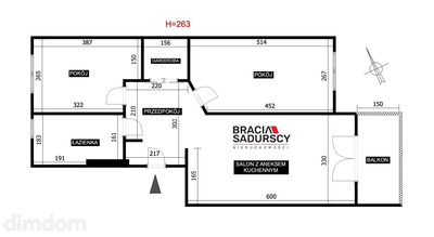 57m2 3 pok balkon nowoczesne os.Boryczów - 4