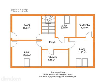 Nowoczesny bliźniak | Kolbuszowa | 137,08 m² - 3
