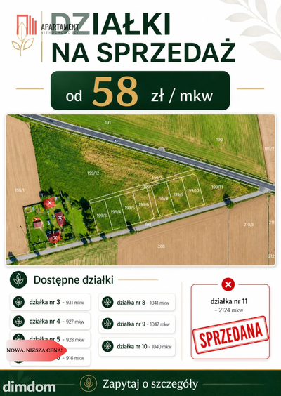 Działki Drzewianowo od 58 zł /mkw - 4