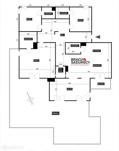 Penthouse / taras 120 m2 / panorama Krakowa - 4