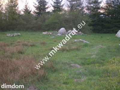 Działka budowlana o powierzchni 6270 metrów w kształcie odwróconej litery "L"  o wymiarach 32*90 od drogi oraz około 70 *50 zlokalizowana - 4