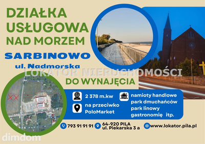 SARBINOWO grunt usługowy koło PoloMarketu