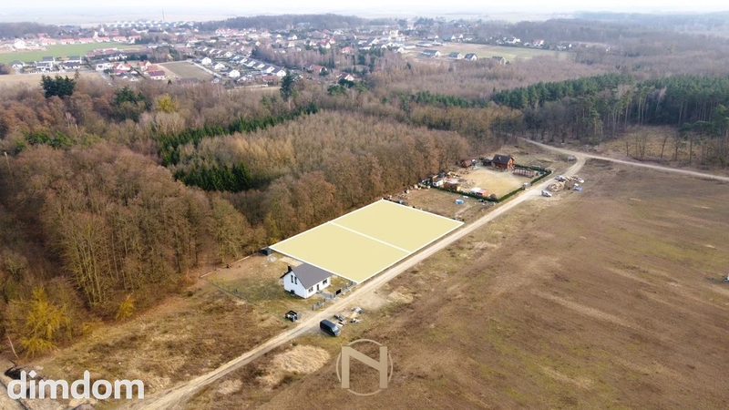 DZIAŁKA BEZPOŚREDNIO PRZY ŚCIANE LASU - 111212877.jpg
