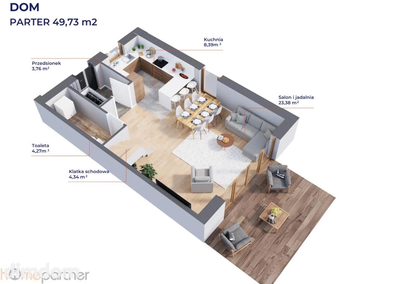 Dom 5min od Wrocławia, duży ogród + 80M2 PODDASZA! - 2
