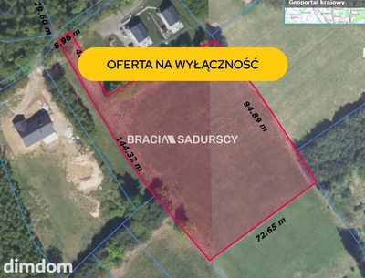 Działka 80 ar Budowlano-usługowa