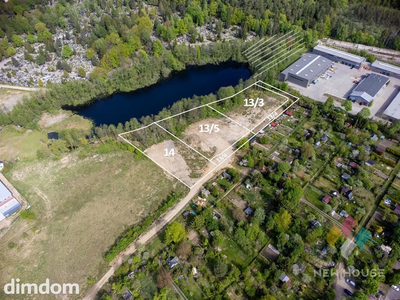 3 działki budowlane Olsztyn 1,1 ha, linia brzegowa - 2