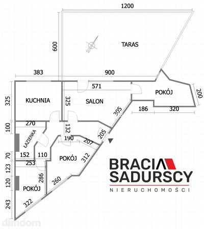 Mieszkanie na wynajem/ 80m2/ ul. Ludwinowska - 3