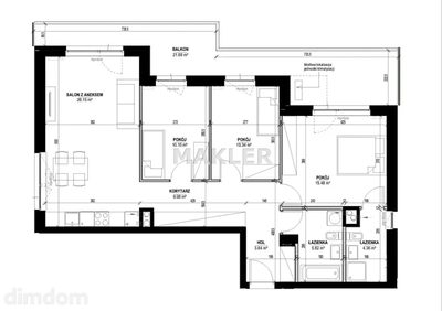 Luksusowy Apartament 89 m² nad Balatonem