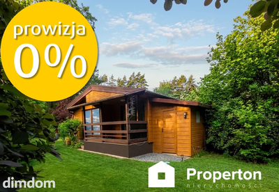 Działka z domkiem letniskowym w otoczeniu lasu