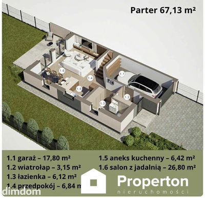 Bliźniak z ogrodem i tarasem pod Krakowem - 4