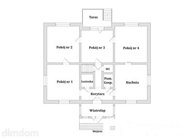 Dom 110m2 z działką 3700 m2 Janinów 4 pokoje - 3