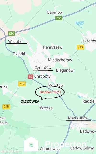 Działka Olszówka blisko Mszczonów Żyrardów SunTago - 4