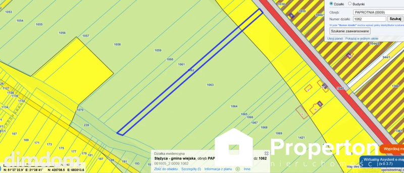 Działka rolna 2000 m² – Paprotnia, gm. Stężyca - 111182146.jpg