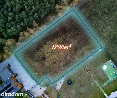 Działka 1298m² Sapowice MPZP media | podział - 3