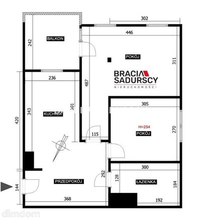 2-pok| 47,13 m²|Wieliczka,przy granicy Krakowa. - 4
