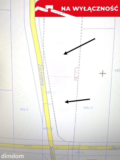 Działka 1842 m2 w centrum Końskowoli gm. Puławy.