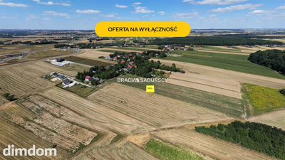 Duża działka inwestycyjna pod Krakowem - 1,5 km od S7 (węzeł Widoma) | Potencjał przekształcenia | Opcja zakupu 8 414 m² gruntu
