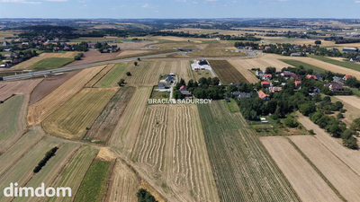 Duża działka inwestycyjna pod Krakowem - 1,5 km od S7 (węzeł Widoma) | Potencjał przekształcenia | Opcja zakupu 8 414 m² gruntu - 5