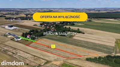 Duża działka z ogromnym potencjałem wzrostu wartości - tylko 1,5 km od węzła S7 i 15 min od Krakowa!