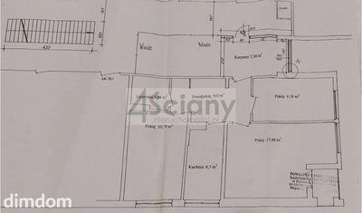 3 pokoje | 64,45 m² | Mokotów | Bernardyńska | Do własnej aranżacji