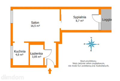Stylowe 2 pokoje | Balkon | 3 piętro - 3