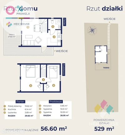 Woryty, Jezioro, dom pod klucz, 56 m2, duży taras, - 5