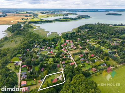 Działka rekreacyjna, pow. 1381 m2 w pobliżu jezior