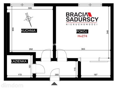 2 pokoje po aranżacji | 30,41 m² | os. Ogrodowe - 5