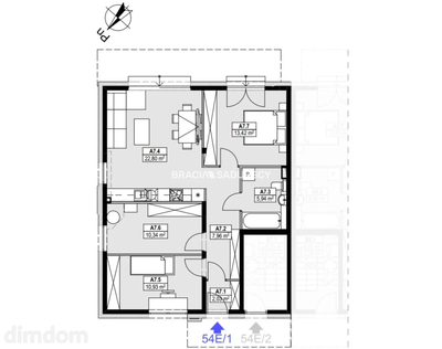 Zalesie/ 4 pok Apartament 73m / Ogródek/ 2xparking - 2