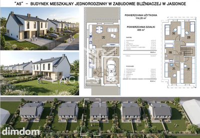 Domy w zabudowie bliźniaczej w Jasionce - 2026 r - 2