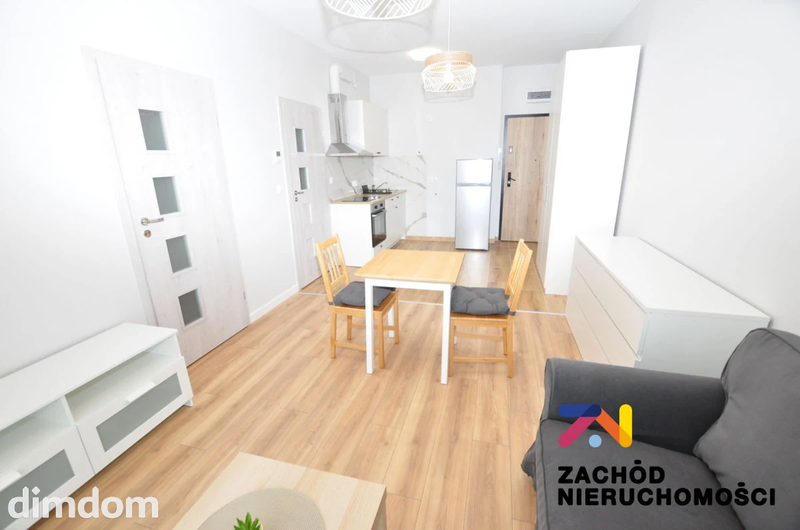Do wynajęcia bardzo atrakcyjne 2 pokojowe mieszkanie o powierzchni 33 m2 usytuowane na 2 piętrze nowoczesnego apartamentowca oddanego do użytku w 2023 roku zlokalizowanego przy ul. Nowej w Zielonej G… - 167980227-1l.jpg
