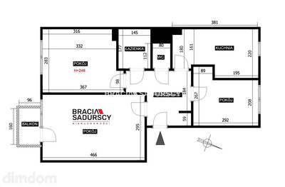 3 pokoje | 45,5 m² | balkon | panoramiczny widok | miejsce postojowe | Kraków, ul. Pachońskiego - 2