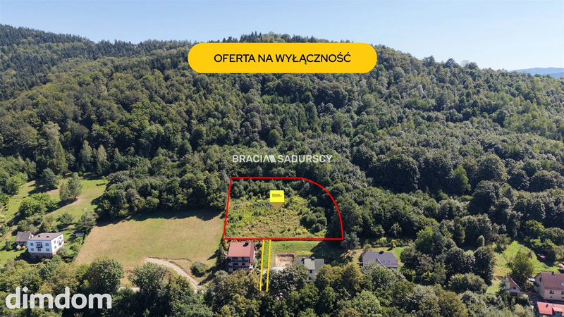 Twój azyl pod lasem z widokiem na góry - widokowa działka budowlano-rolna 3 012 m² | Sucha Beskidzka, os. Garce - dd_c43ea97e_zs_BS5-GS-315898_1.jpg