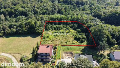 Twój azyl pod lasem z widokiem na góry - widokowa działka budowlano-rolna 3 012 m² | Sucha Beskidzka, os. Garce - 5