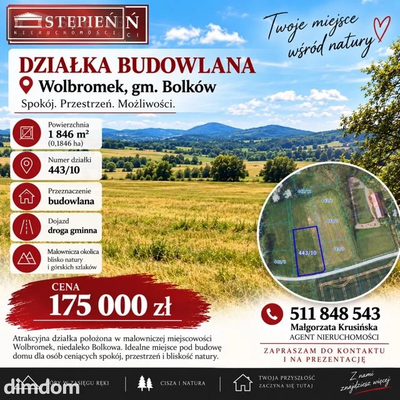 DZIAŁKA BUDOWLANA NA SPRZEDAŻ – WOLBROMEK