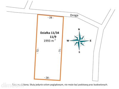 Działka 1993 m², Nowy Adamów, otulina lasu - 2
