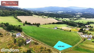 Działka MN 1078 m² – niepowtarzalny widok na góry