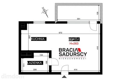 Kawalerka z balkonem | Grzegórzki | Daszyńskiego - 3