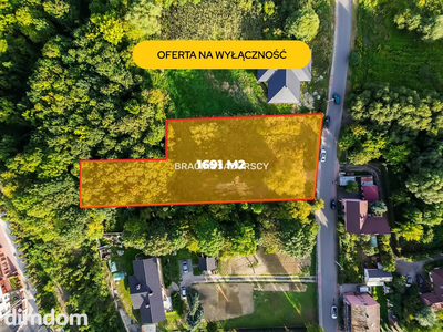 Działka budowlana | 1691 m² | MPZP | Słomniki