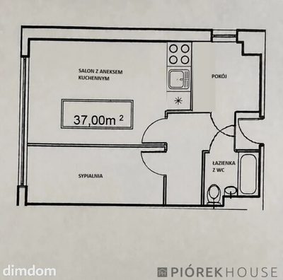 3 pokoje na 37 m²| gotowe do wprowadzenia - 5