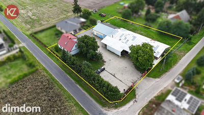Kowalewo k. Margonina - Dom z potężnym zapleczem produkcyjno-magazynowym (603 m²) na działce 3111 m²