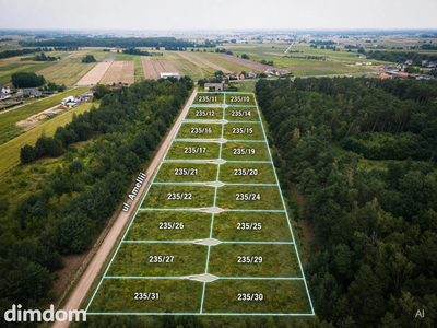 Leśna oaza 1085 m² | Sokolniki-Parcela | MPZP - 2
