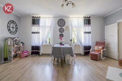 Mieszkanie bezczynszowe 87,58 m² z garażem - I piętro kamienicy, Łobżenica (ul. Sportowa)