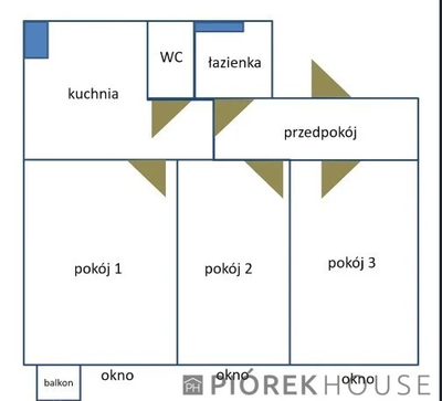 3-pokojowe mieszkanie na Ochocie - 3