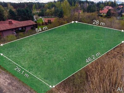 Bukowiec: Działka 1404m2 , z WZ i pięknym Planem Ogólnym
