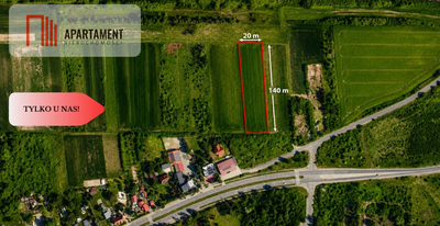 Duża działka 3691 m2 Legnica